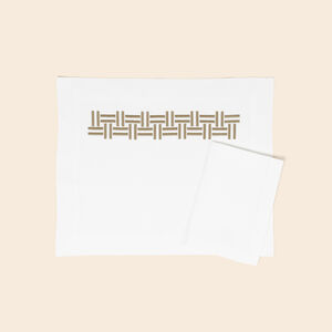 slide 2 Basket Weave Set da tavola