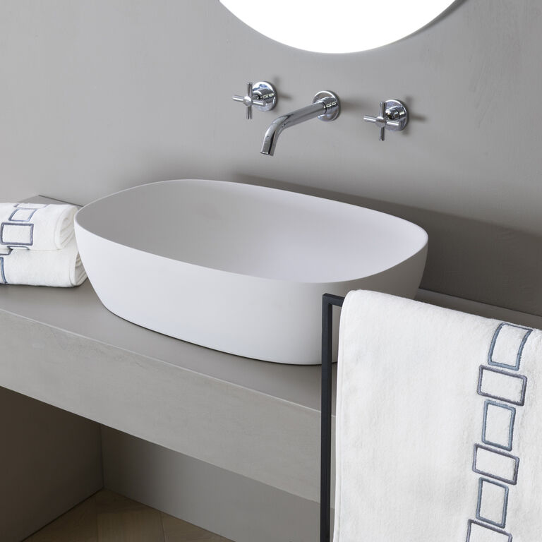 slide 2 Bold Bicolor Embroidery Asciugamano Ospite