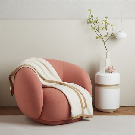 Cashmere & Suede Plaid