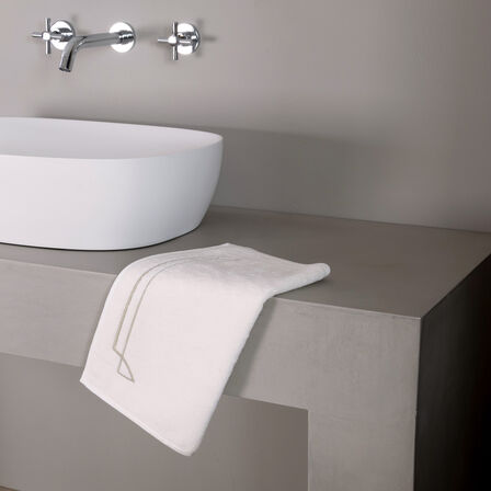 Layering Embroidery Asciugamano ospite