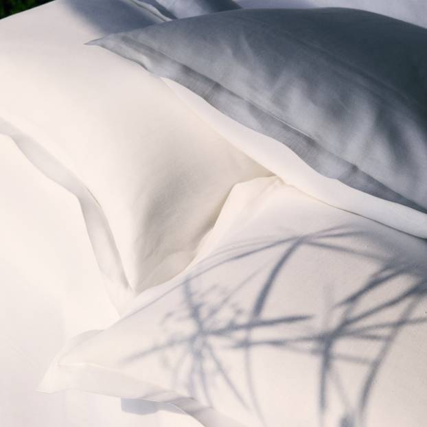 Frette Divine Linen sheets, breathable Italian linen with refined finish that softens with every wash